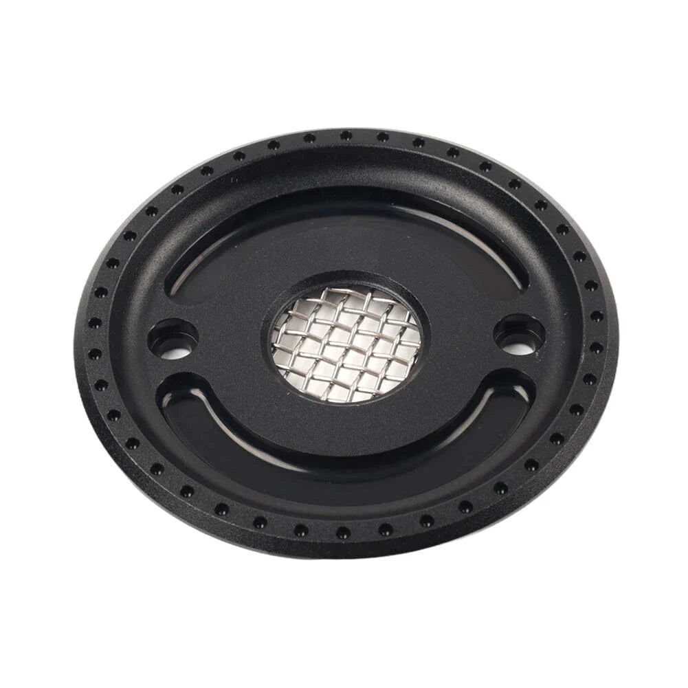Black Front Pulley Guard Engine Cover for Harley Sportster XL (2004-2023)