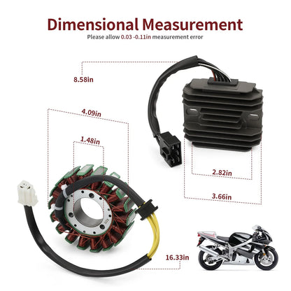Stator and Rectifier for Suzuki GSXR600/GSXR750 (2001–2003)