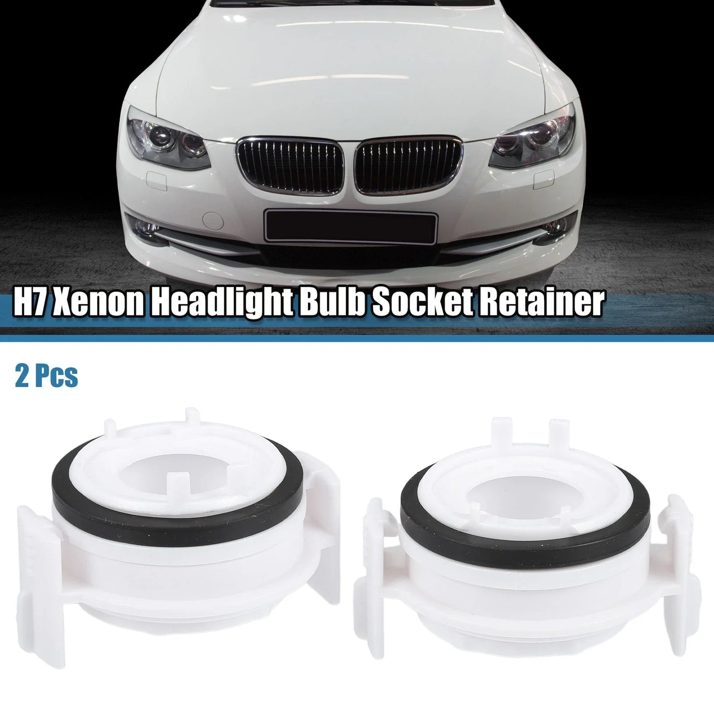 H7 Xenon Headlight Bulb Retainer Adapter Holder Socket for BMW 325i (2004)