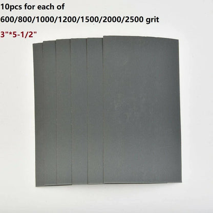 70 x Sandpaper 3x5.5 for COMBO 600/800/1000/1200/1500/2000/2500