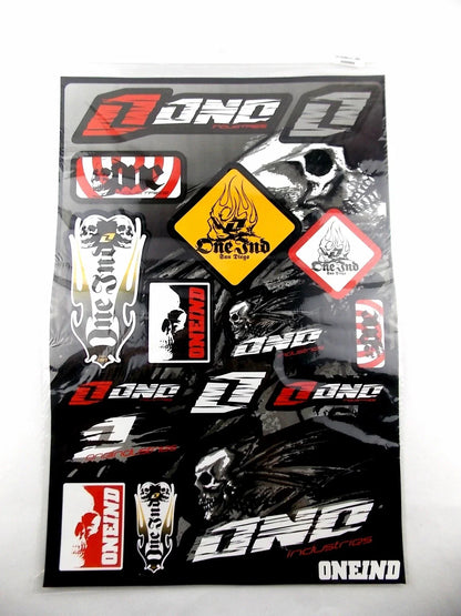 One Industries Motorcycle Sticker Sheet Decal Set