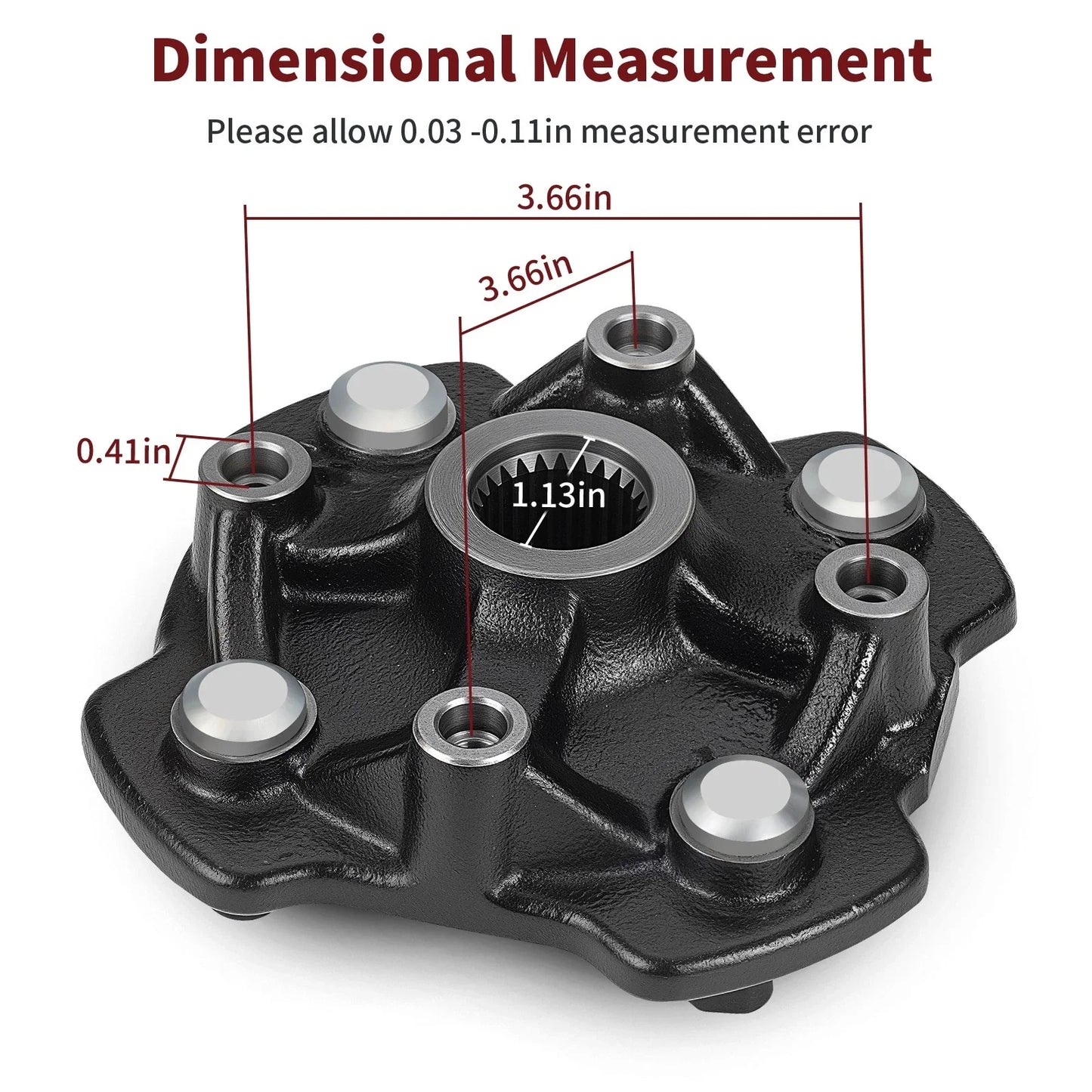 Front Wheel Hub L/R for Honda TRX500 Foreman/Rubicon (2015–2019)