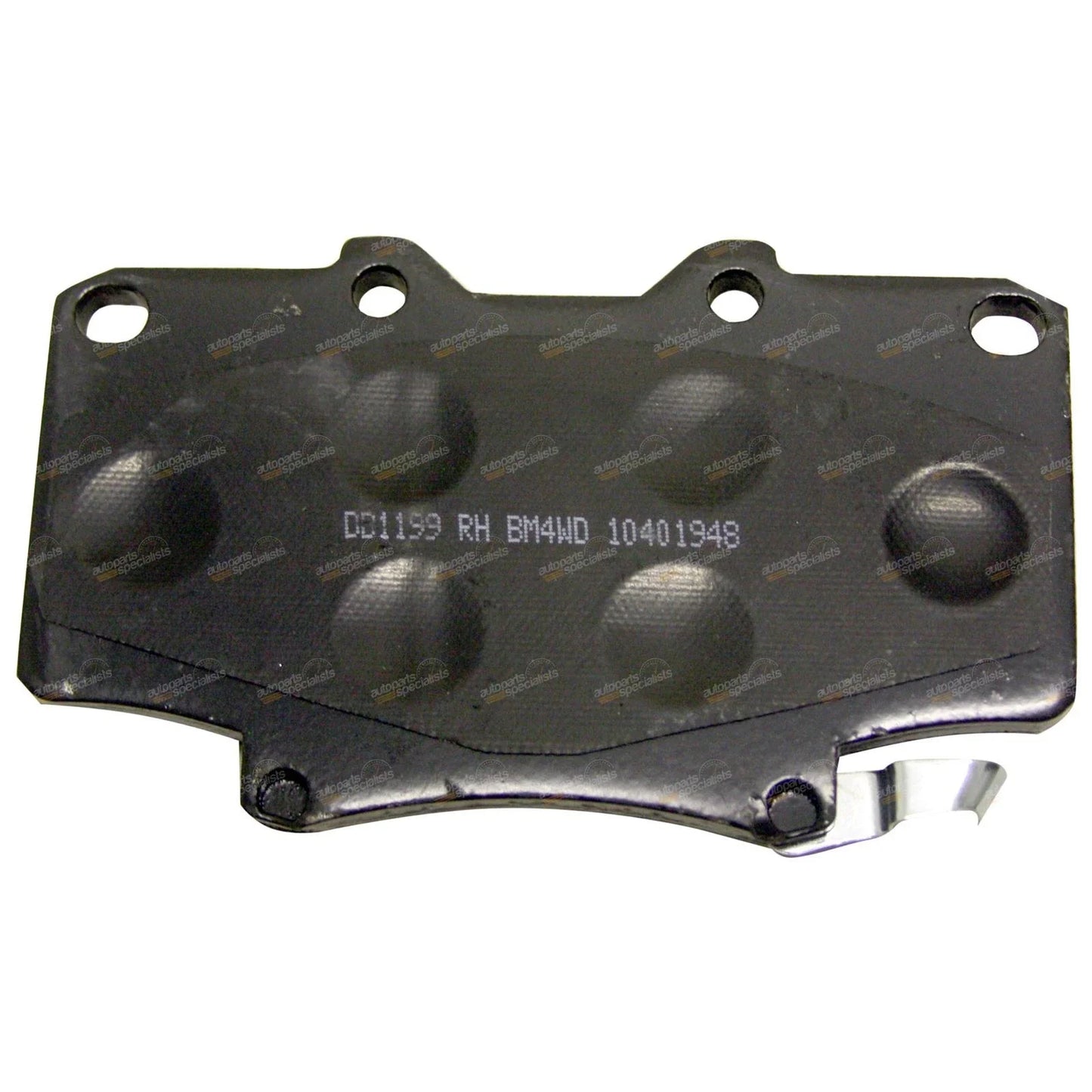 4WD Front Disc Brake Pad Set for Toyota Landcruiser 80 Series (1990–1998)