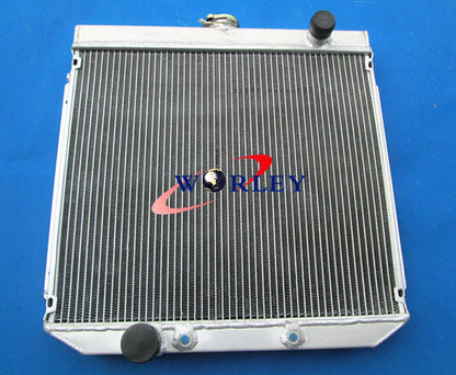 3 Row Aluminum Radiator + Fan for Ford XY XW 302 GS GT 351 Cleveland (1969-1972)