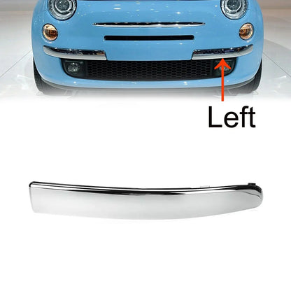 Front Left Lower Bumper Grill Moulding for Fiat 500 (2007–2023)