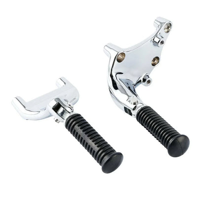 Chrome Passenger Footpeg Pedals for Harley Sportster Iron 883 1200 48 (2014-2022)