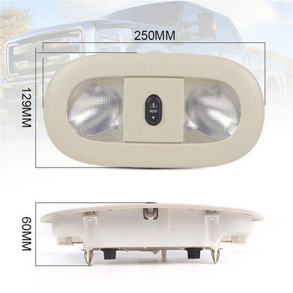 LED Front Overhead Console w/ Dome Map Lamp & Sunroof Switch for Ford Super Duty
