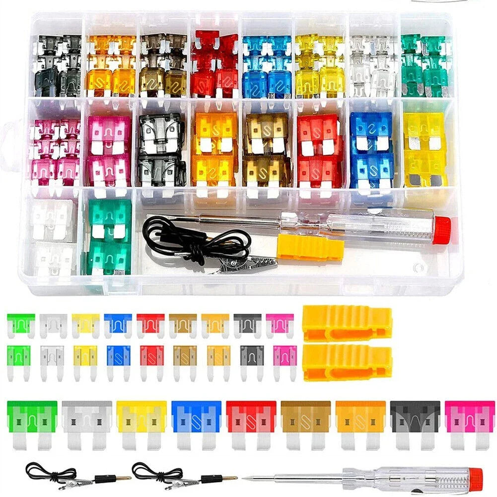 Fuses 306Pcs for Car Fuses Kit with Puller & Tester