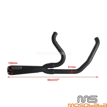 Exhaust System  Into 1 for Harley CVO Street Glide FLHXSE, Road Glide ST (2022-2023)