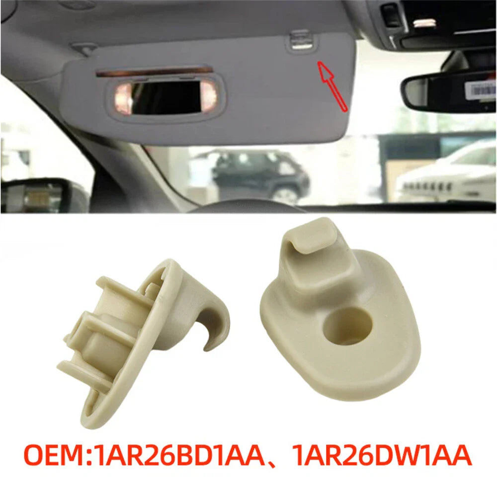Sun Visor Clips for Jeep Liberty & Dodge Nitro (2002-2012)