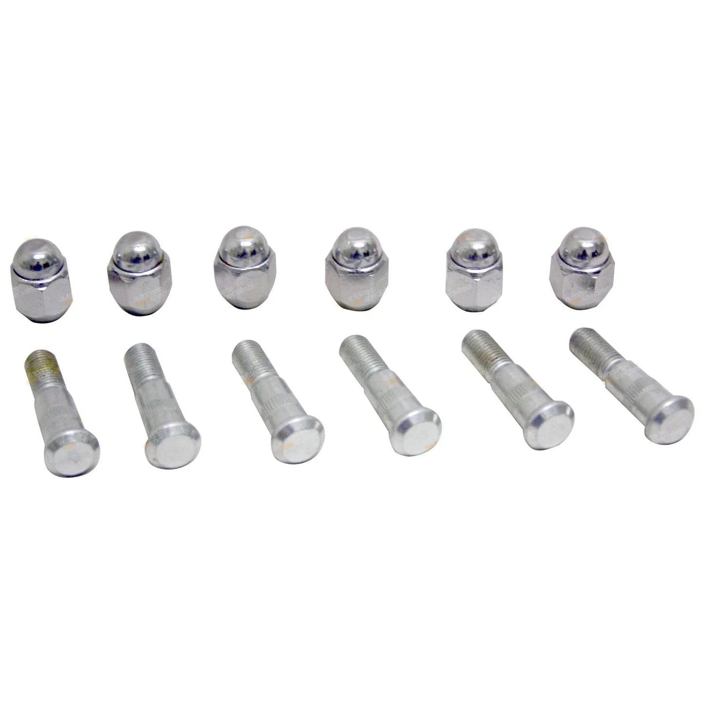 6-Wheel Studs + Nut for BJ42 FJ40 FJ60 FJ62 HJ60 HJ61 HJ45 HJ47 HZJ70