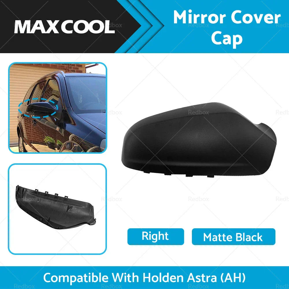 RH Mirror Cover Cap Matte Black for Holden Astra (AH) (2005-2009)