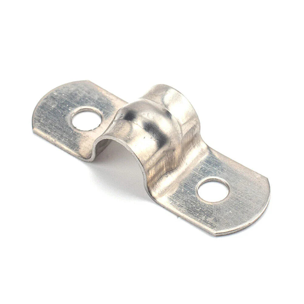 50x Heavy Duty U Bracket Tube Strap Tension Clips for Pipes