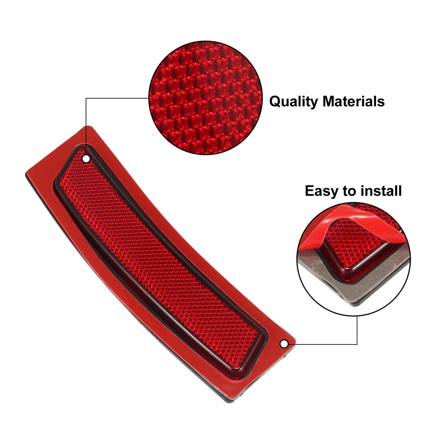 Bumper Reflector for BMW F30/F31 LCI 340i Red