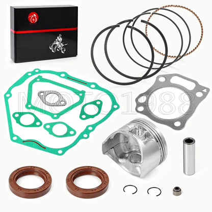 0.25mm O.S Piston Ring Gasket Seal for Yamaha Golf Cart Engine