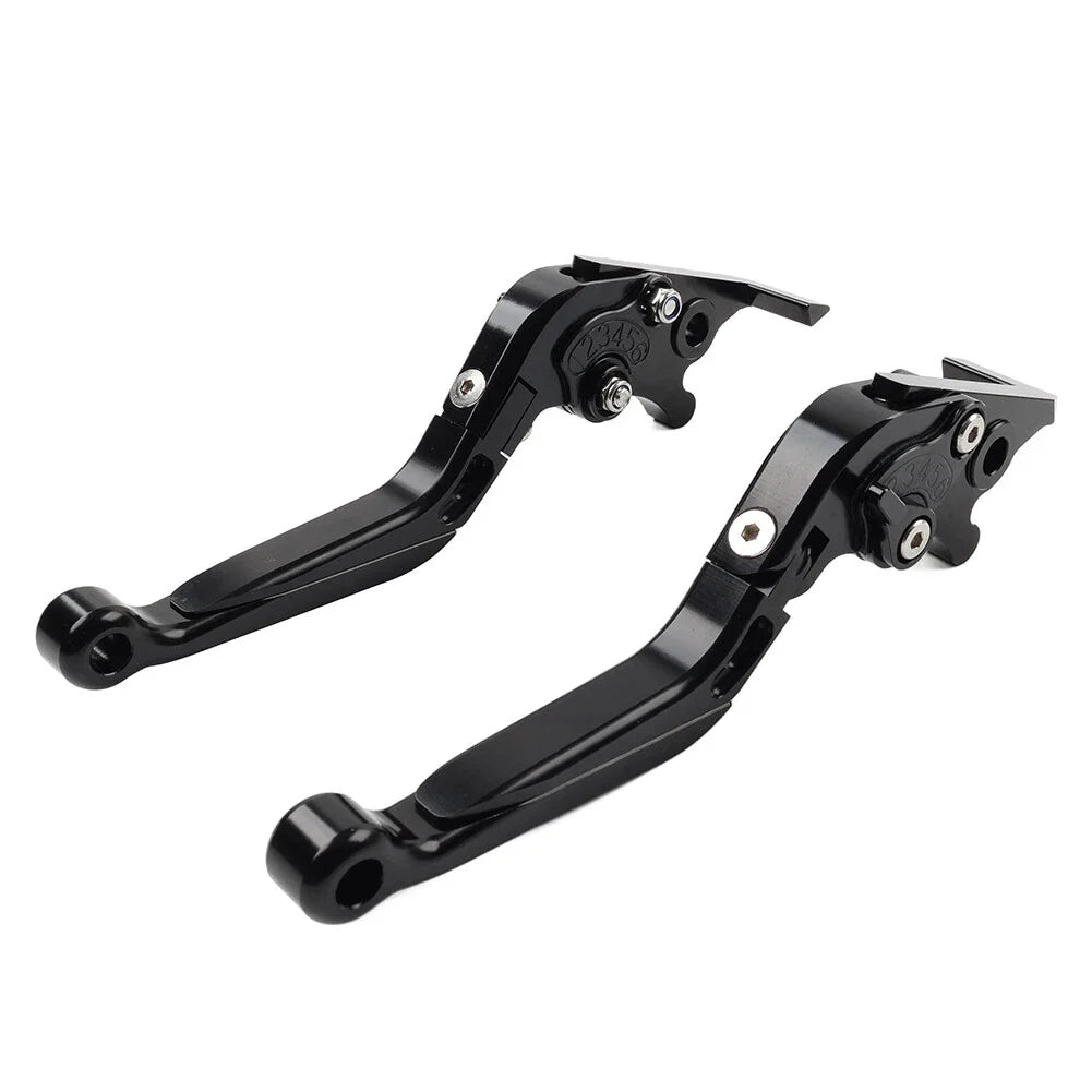 Black Extendable Brake Clutch Levers for Aprilia Tuono V4 1100RR (17-21)