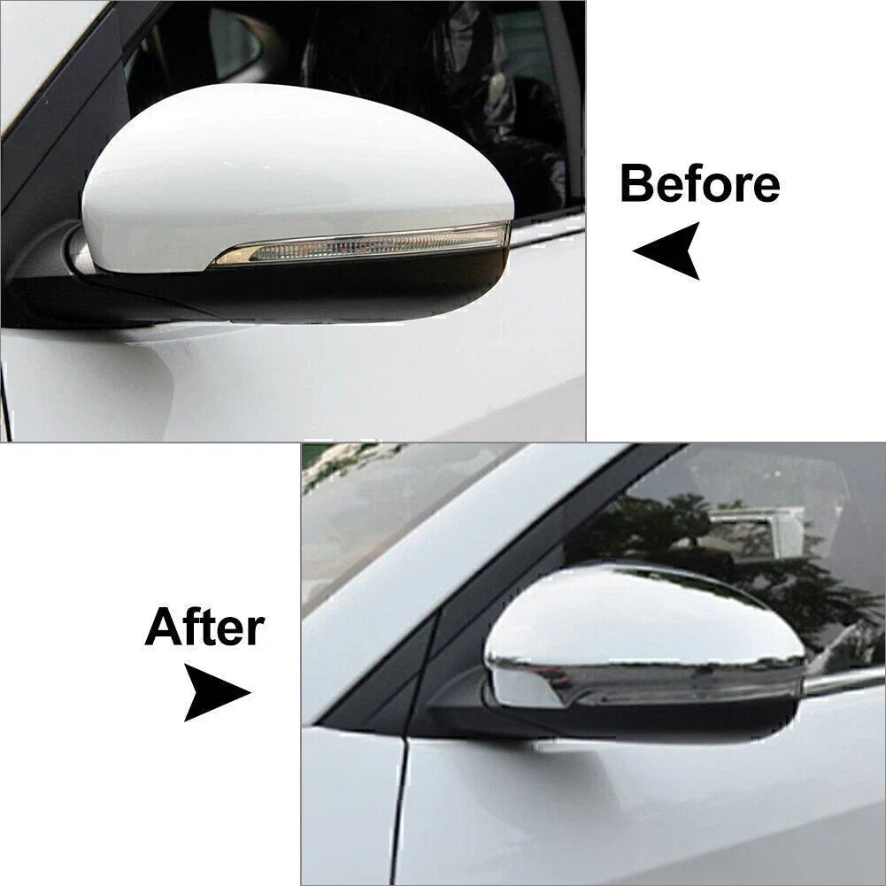 Chrome Trim Cover for Hyundai Tucson (2015-2020)  Rear View Door Mirrors