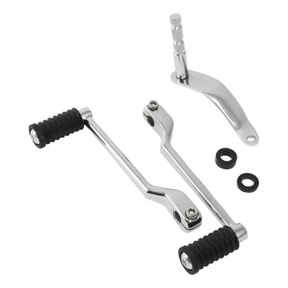 Chrome Heel Toe Shift Lever Pedal Shifter Rod for Harley Softail (2007-2017)