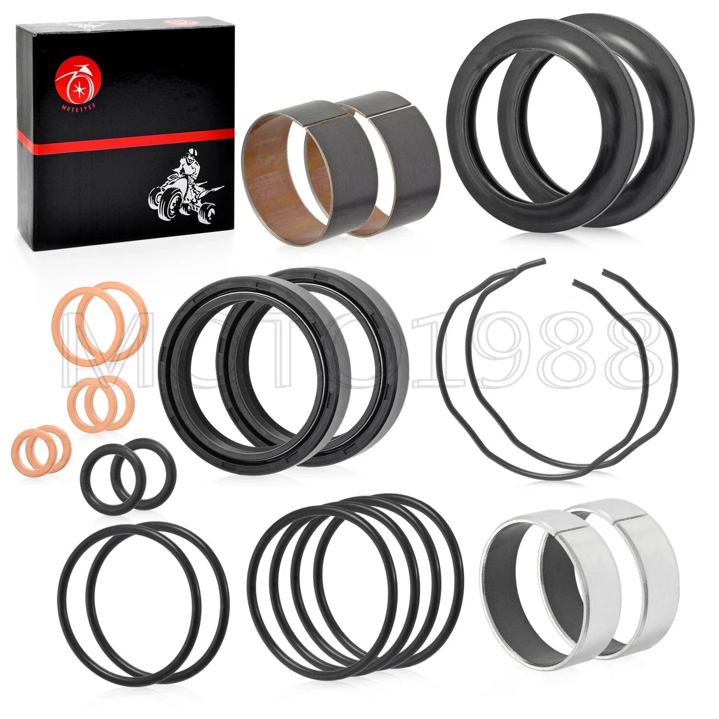 Fork Bushing Dust Oil Seals Kit for Suzuki RF900R (1994–1998)