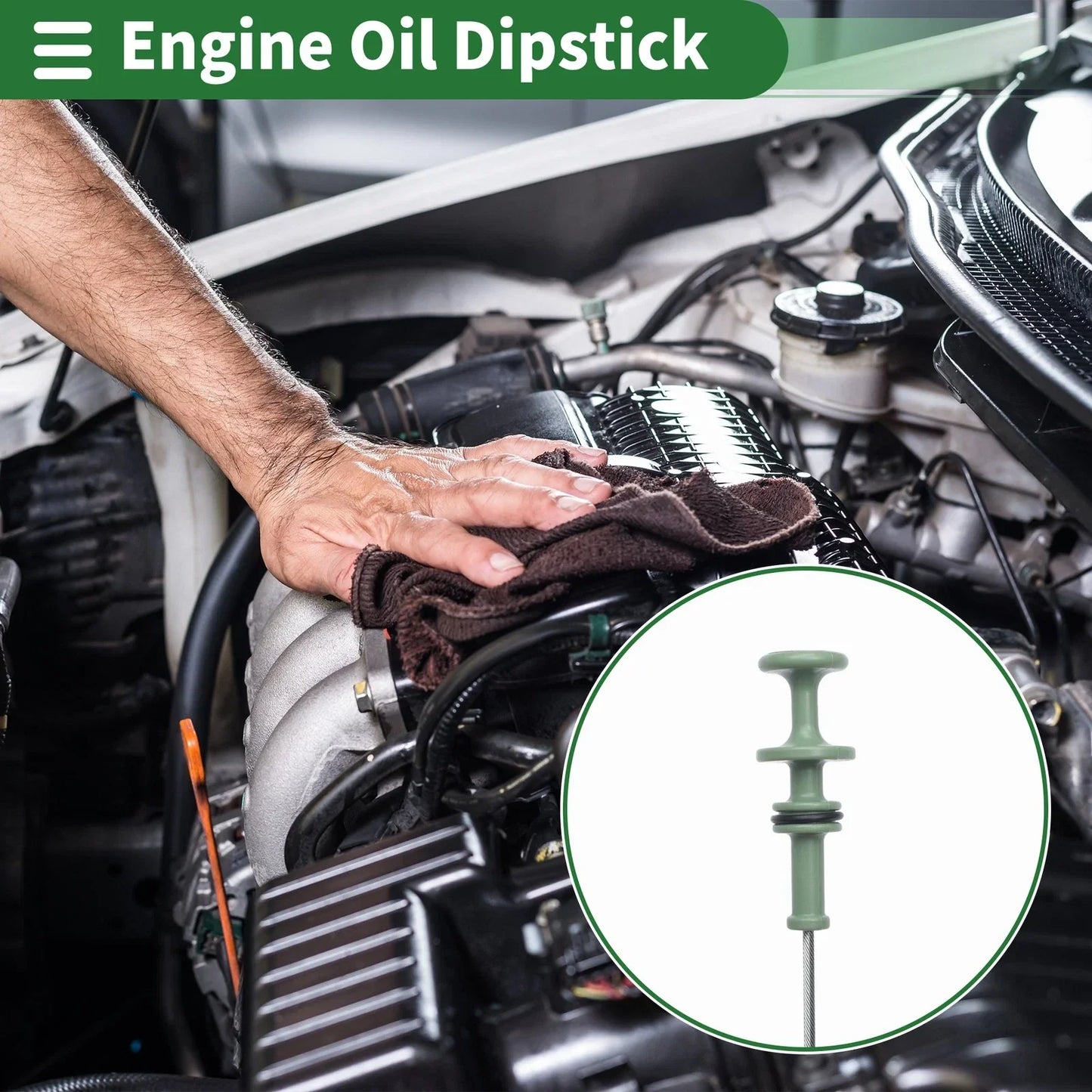 Oil Level Dipstick for Mercedes-Benz C300 (2008)