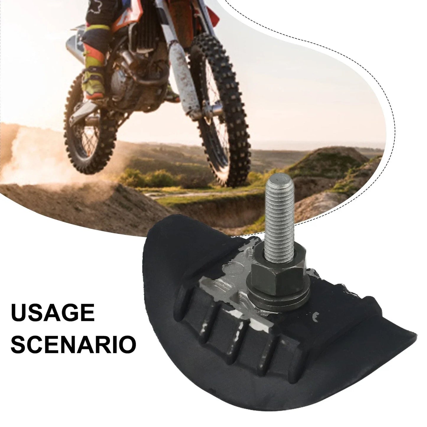 Rim Wheel Tire Lock for Dirt Bikes