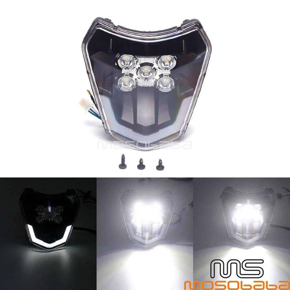 LED Headlight for KTM Enduro SX SXF EXC XCF FE TE 250 350 450