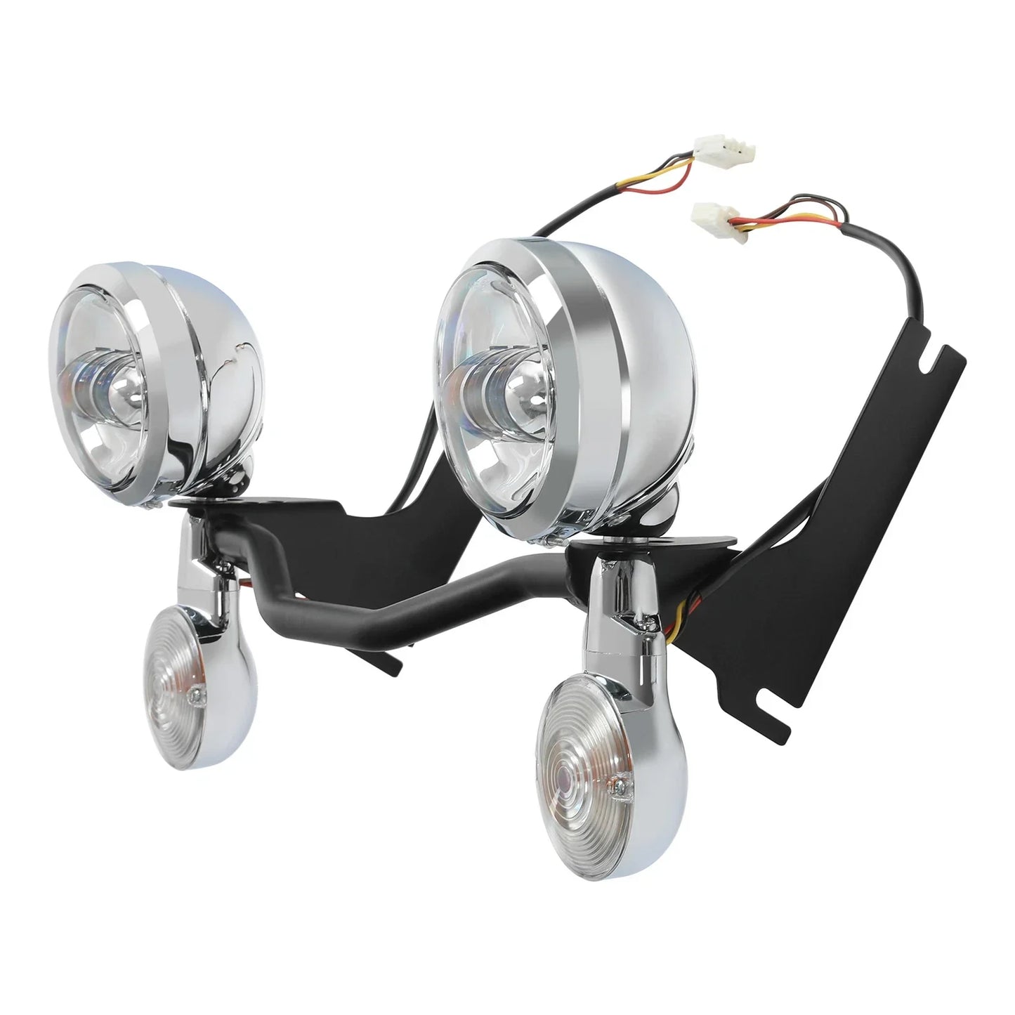 4.5" LED Spot Passing Lights Bar for Harley Road King (2014-2024)