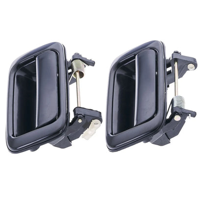4pc Front/Rear Left & Right Outer Door Black for Toyota LC J80 (1990–1998)