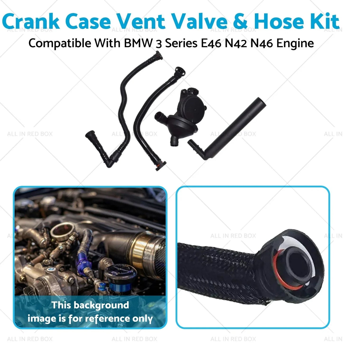 Crankcase Valve Breather Hose for BMW 3 Series E46 (2000-2006)