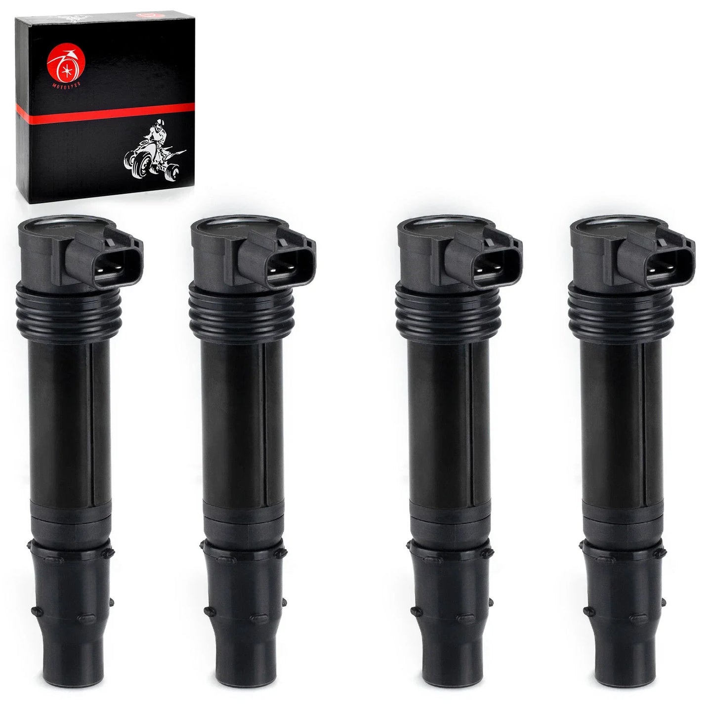 4pcs Ignition Coils for Kawasaki Ninja ZX600 ZX-6RR ZX-6R (2003–2018)