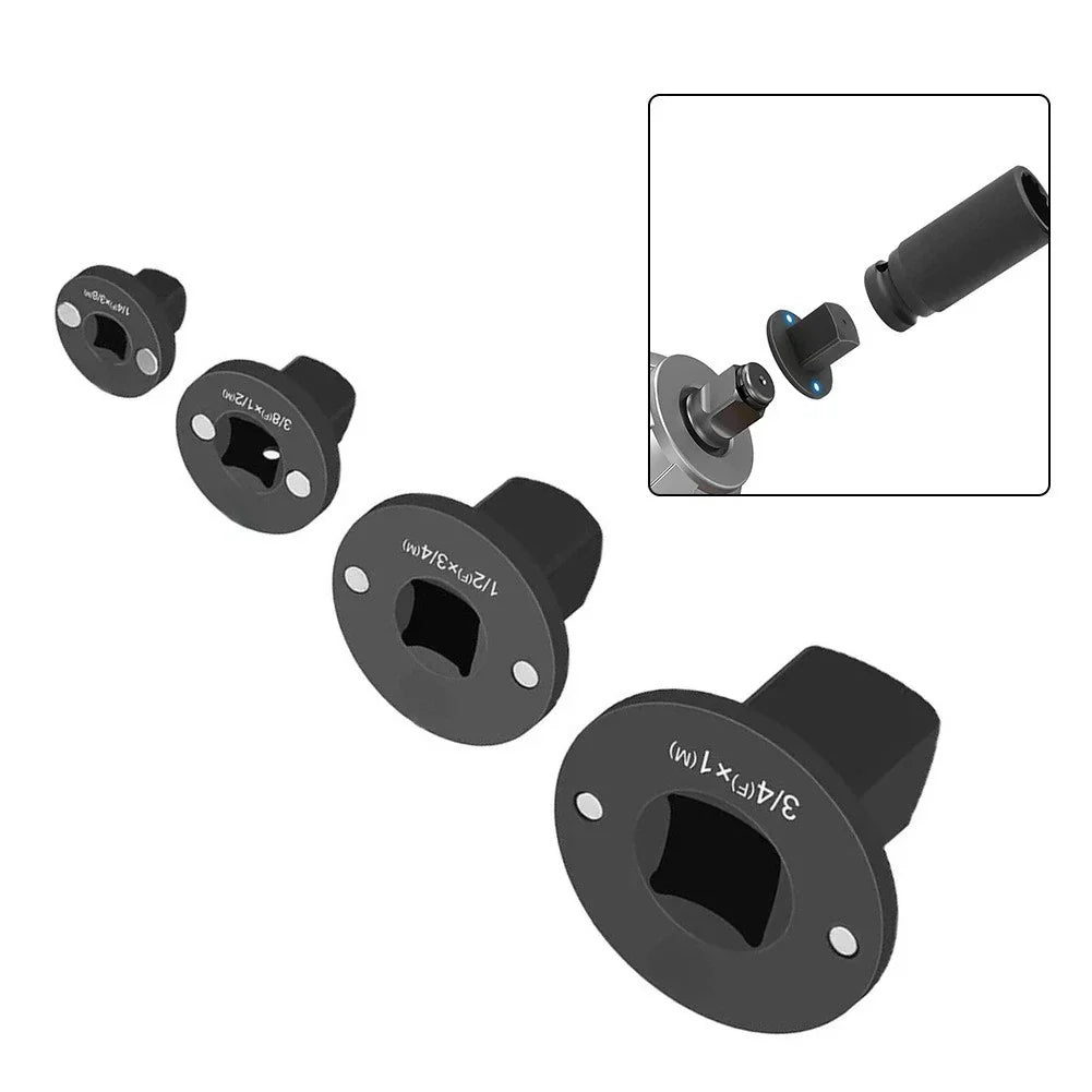 4 x Low Profile Socket Adapter Kit with Magnetic Holder for Socket Stability