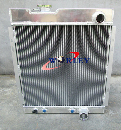 3ROW Aluminum Radiator & Shroud for Ford Mustang V8 289 302 (1964-1966)