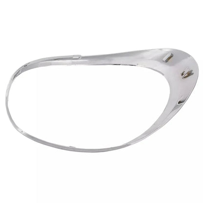 Left Chrome Silver Taillight Trim Ring for Fiat 500L (2012–2018)