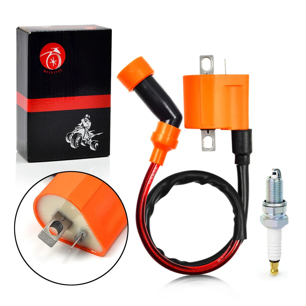 Ignition Coil & Spark Plug for Yamaha Warrior YFM350 (1989–2004)