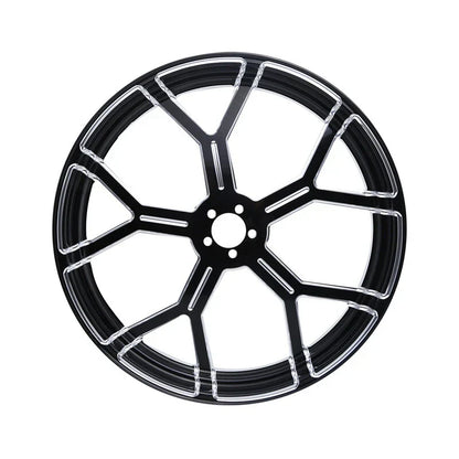 18" x 3.5" Front Wheel Rim w/ Single Disc Hub for Harley Touring (1997-2021)