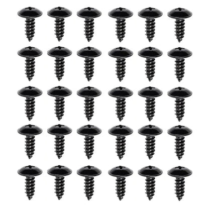 30 Pcs Fender Liner & Headlamp Retainer Screws for Hyundai Accent (2000-2005)