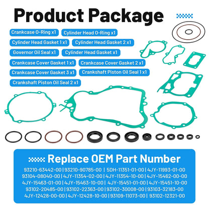 Complete Gasket Kit W/ Oil Seal for Yamaha YZ125 (1998–2004)