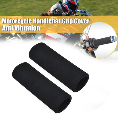 Grips 2 x Anti-Vibration Handle Bar Foam Slip Over Grips for Motorcycle