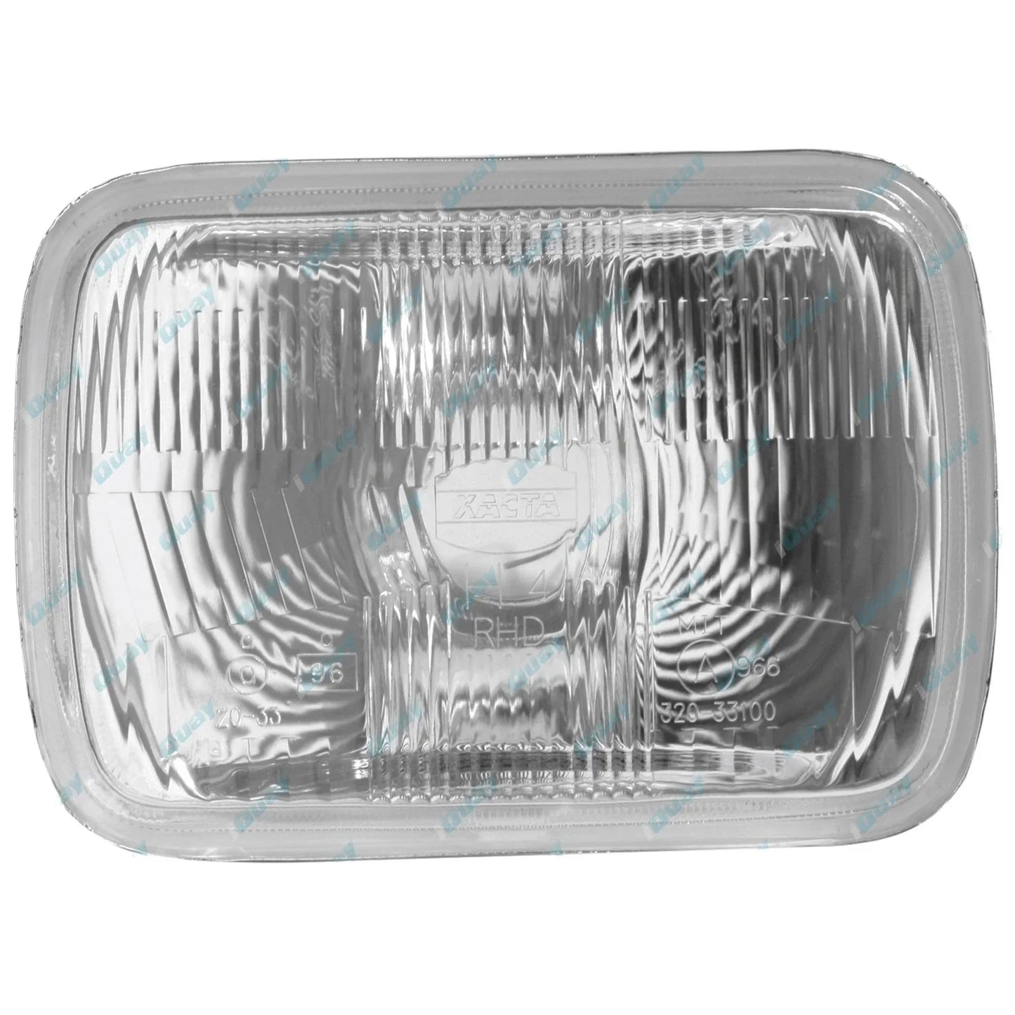 LH+RH Universal Headlights Pair w/Globe for Nissan Navara/Holden Rodeo 1981-1997