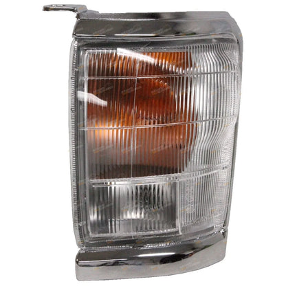 2 x LH+RH Chrome Trim Corner Indicator Lights for Toyota Hilux (1997–2001)
