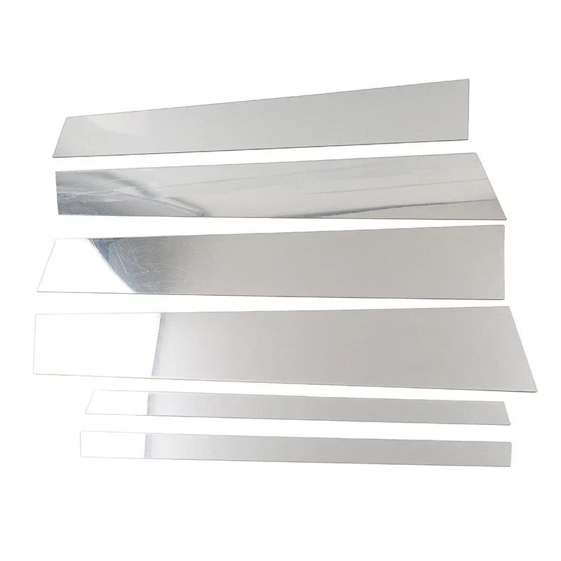 Silver Pillar Post Door Window Cover Trim for Infiniti G35 G37 Sedan (2002-2013)