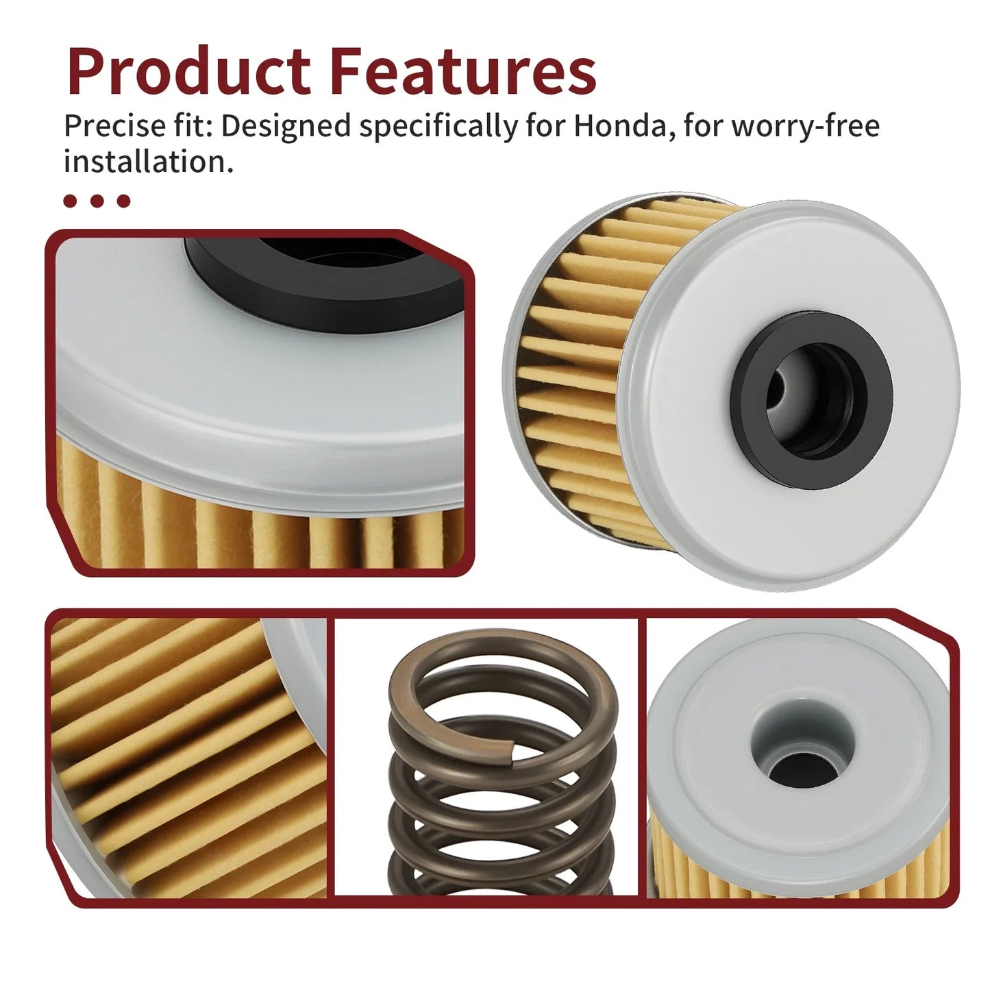 5 x Oil Filter for Honda TRX450R/TRX450ER (2004–2009)