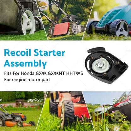 Recoil Pull Start Starter Assembly for Honda GX35 GX35NT HHT35S (2005-2023)