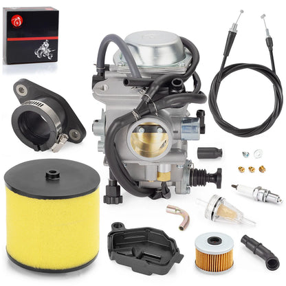 Carburetor W Fiter Intake Manifold for Honda Foreman 450 (1998–2004)
