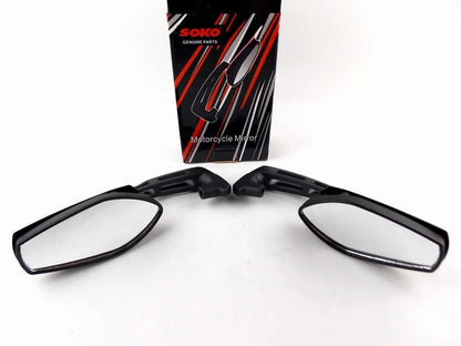 Black Rear View Mirrors for Honda CB400F (1974-1978)