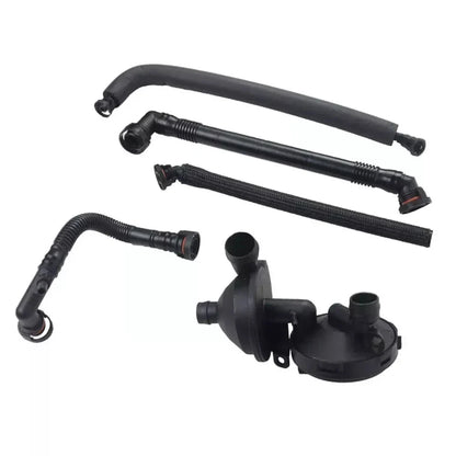 5Pcs PCV Crankcase Vent Valve & Breather Hose for BMW E46 330i 525i 530i X3 (2000-2006)