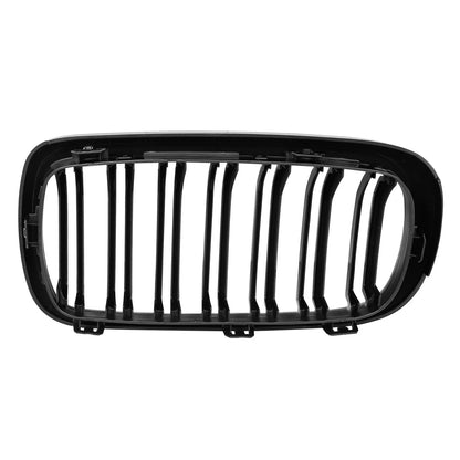 Glossy Black Front Kidney Grill Hood Grille Double Slat for BMW X5 (2014-2018)