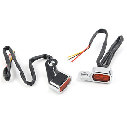 Amber LED Turn Signal Indicators for Harley Touring Electra Glide (09-17)