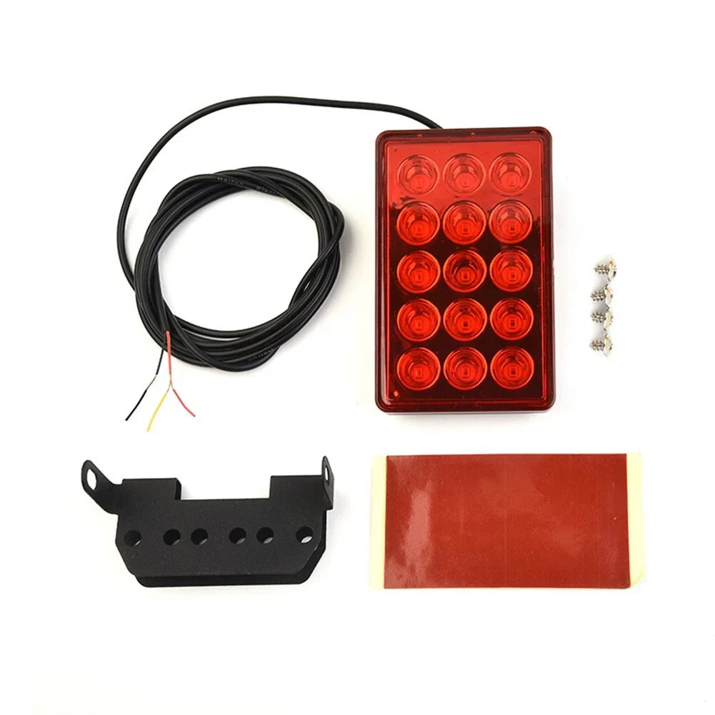 F1 Style LED Rear 3rd Strobe Tail Brake Light 12V for Car