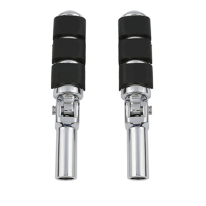 Slim Chrome Rear Foot Pegs Mount for Harley Softail Cross Bones (2008-2017)